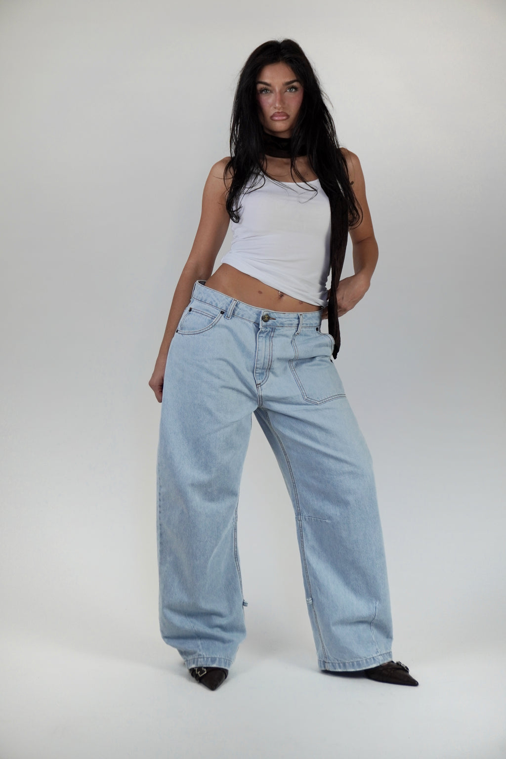 Jeans Bbaggy bleached LND