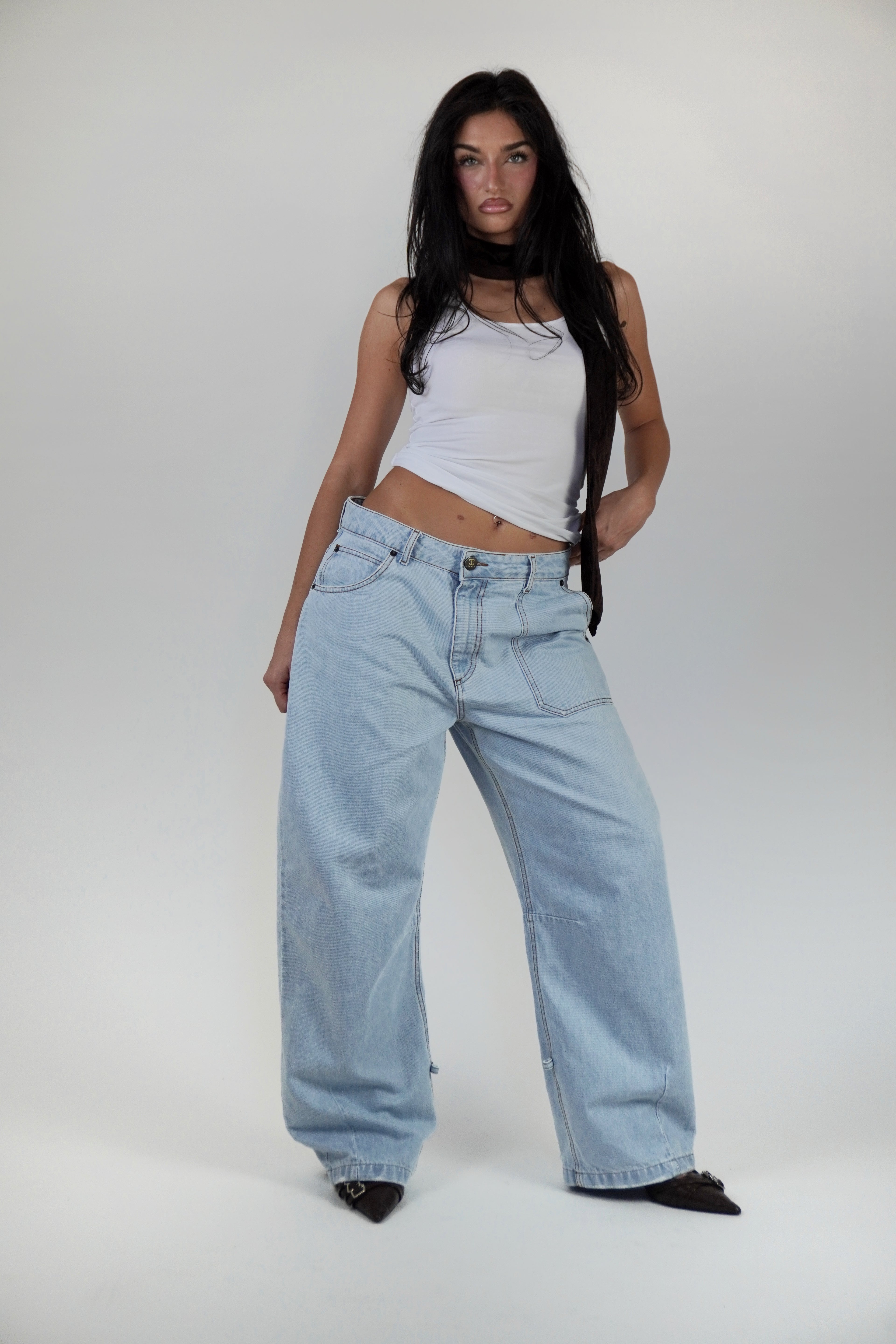 Jeans Bbaggy bleached LND