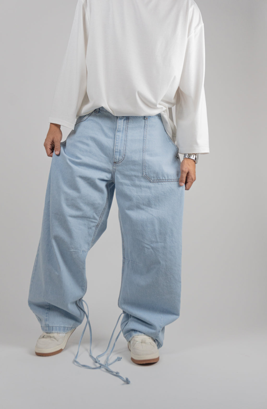 Jeans Bbaggy bleached LND