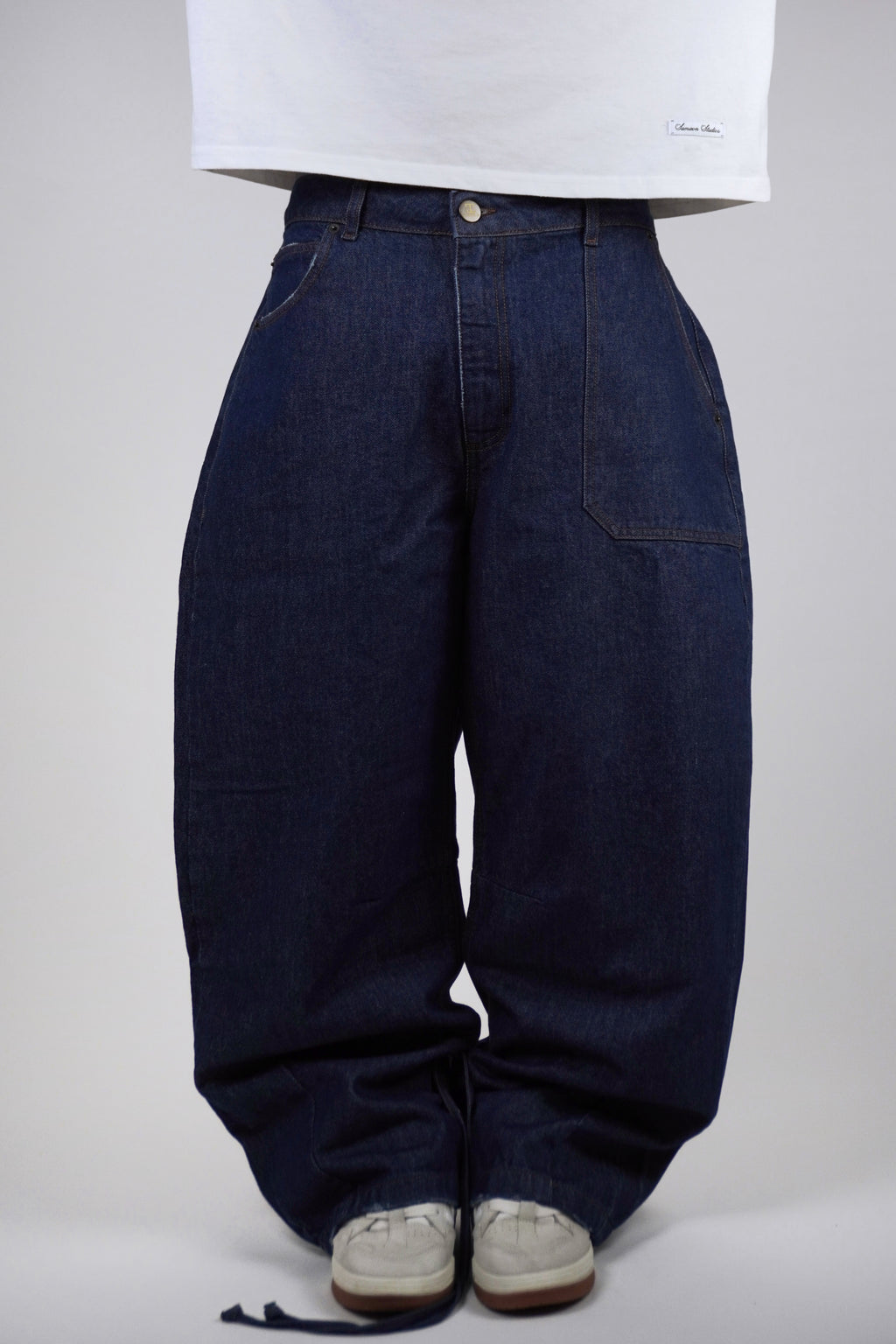 Jeans Bbaggy raw blue LND