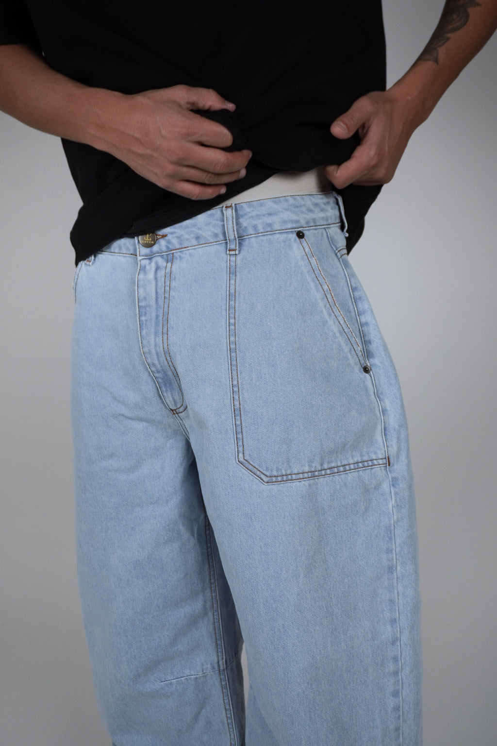 Jeans Bbaggy bleached LND