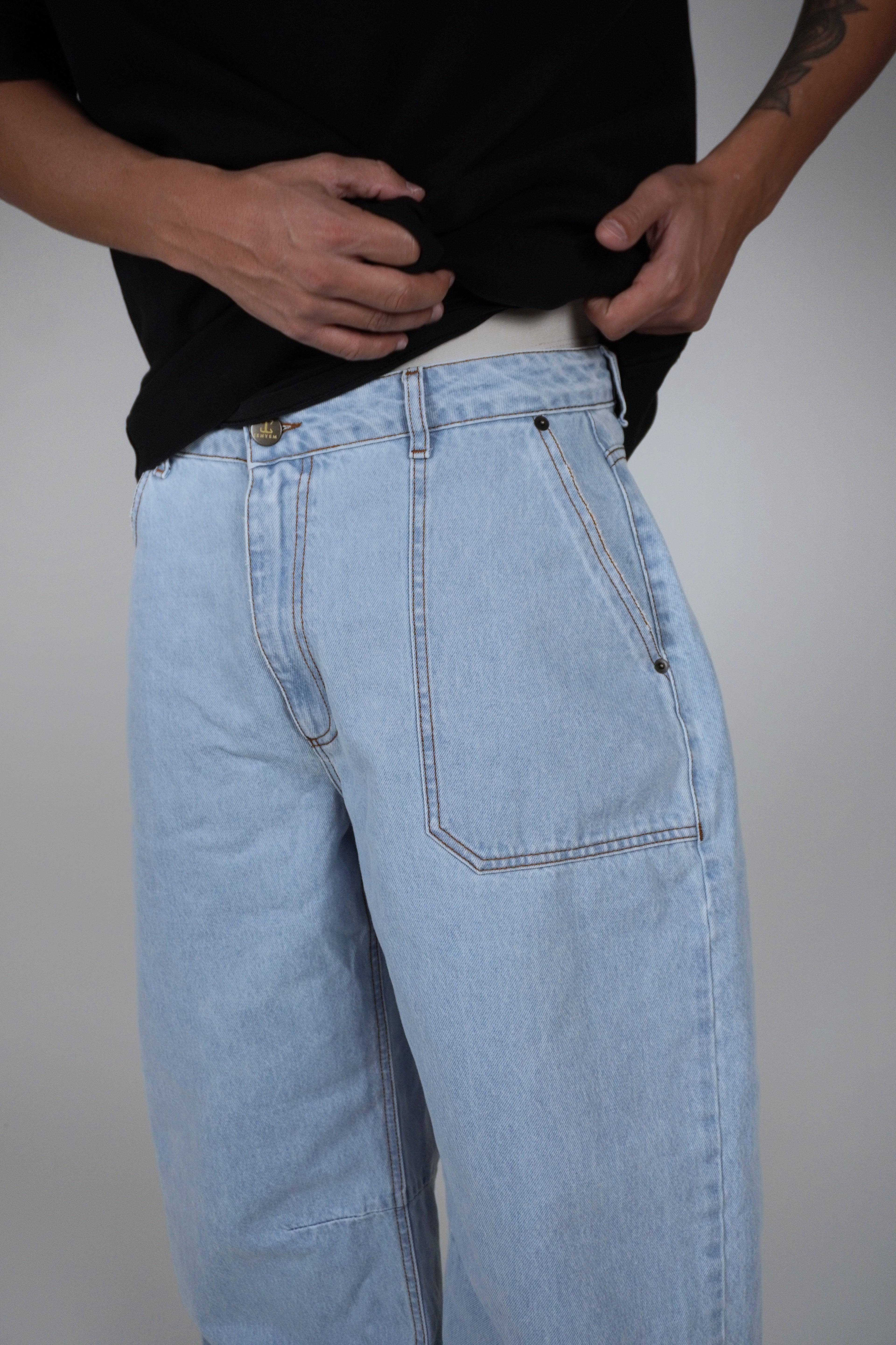 Jeans Bbaggy bleached LND