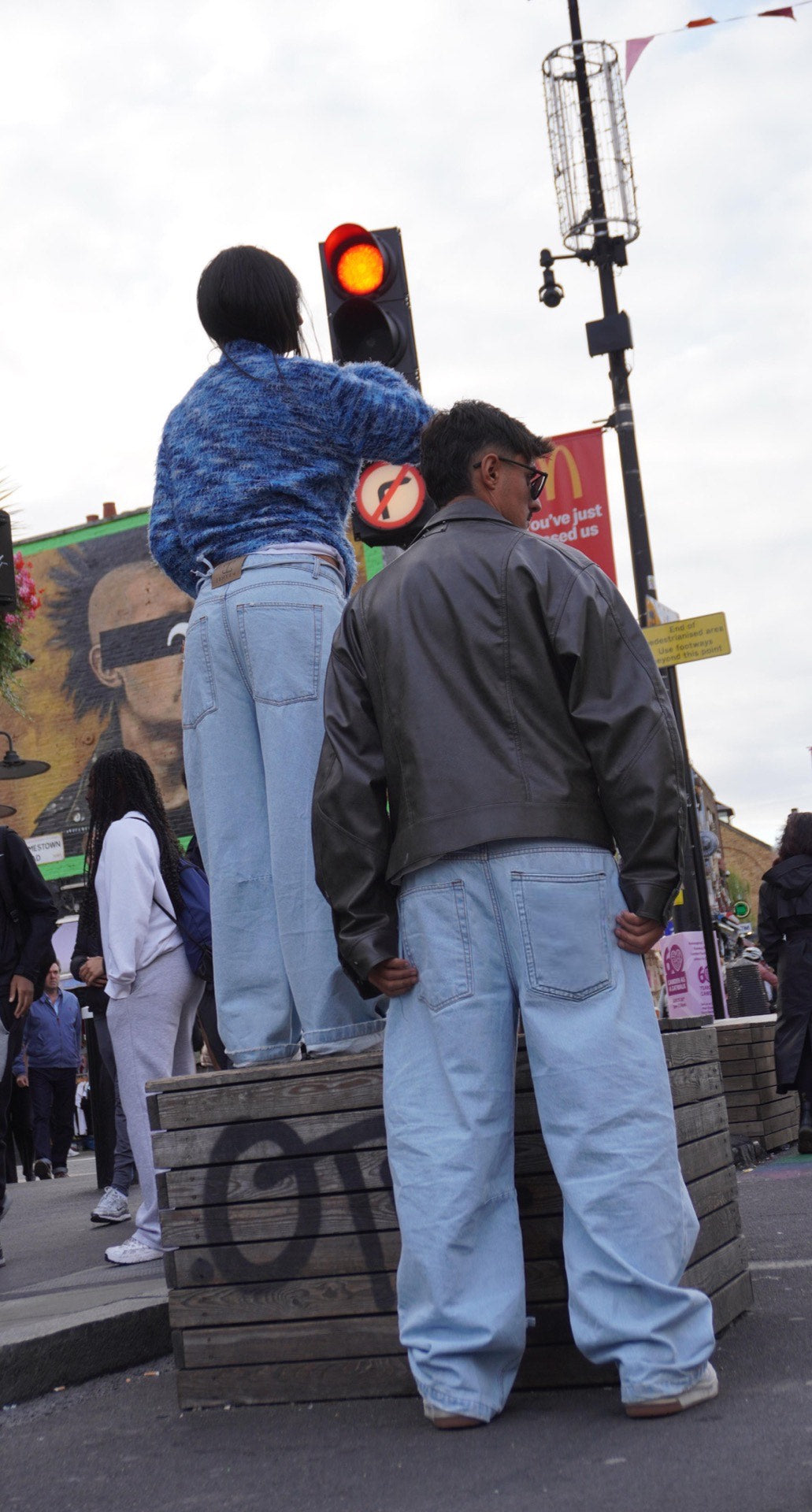 Denim Bbaggy bleached LND