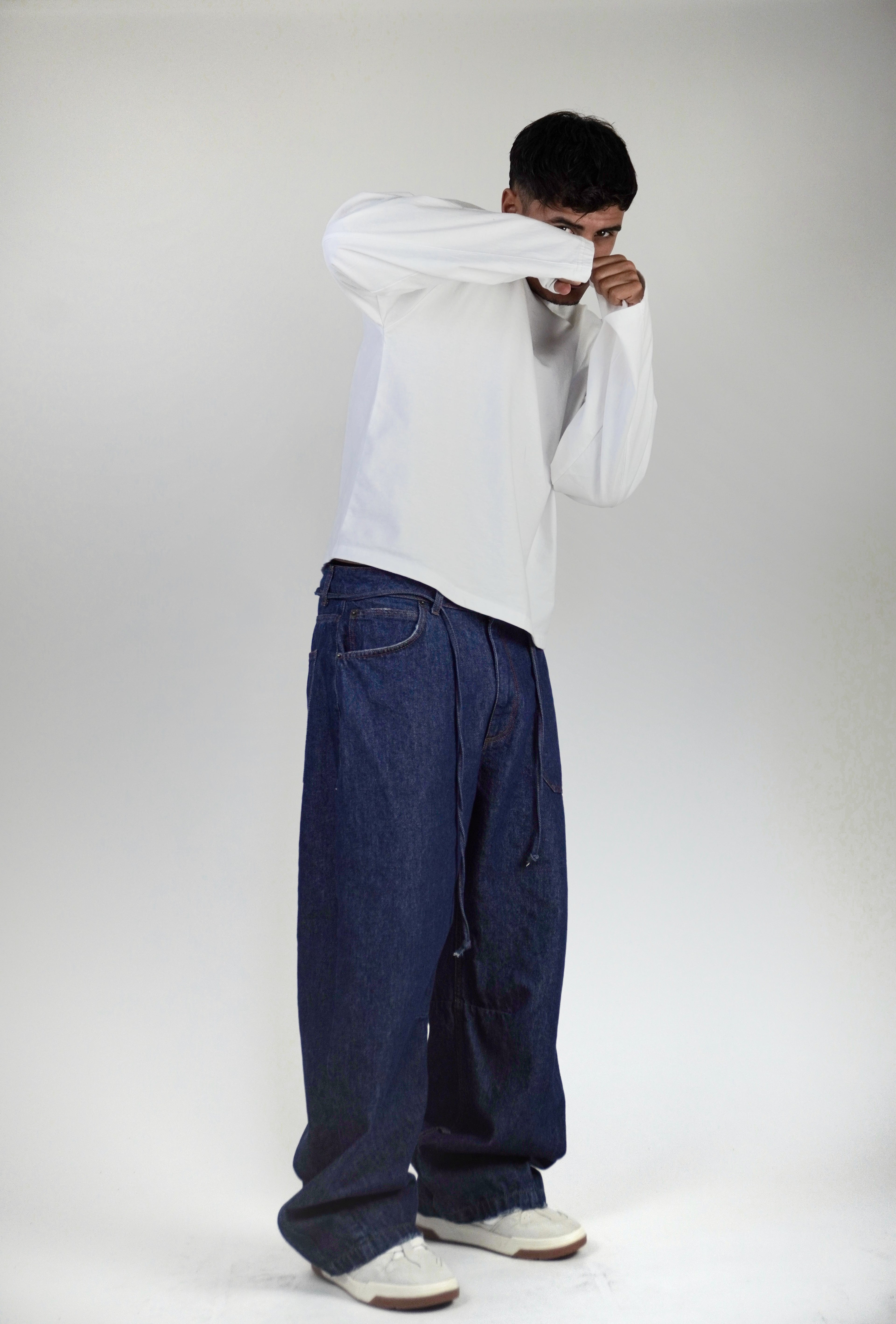 Jeans Bbaggy raw blue LND