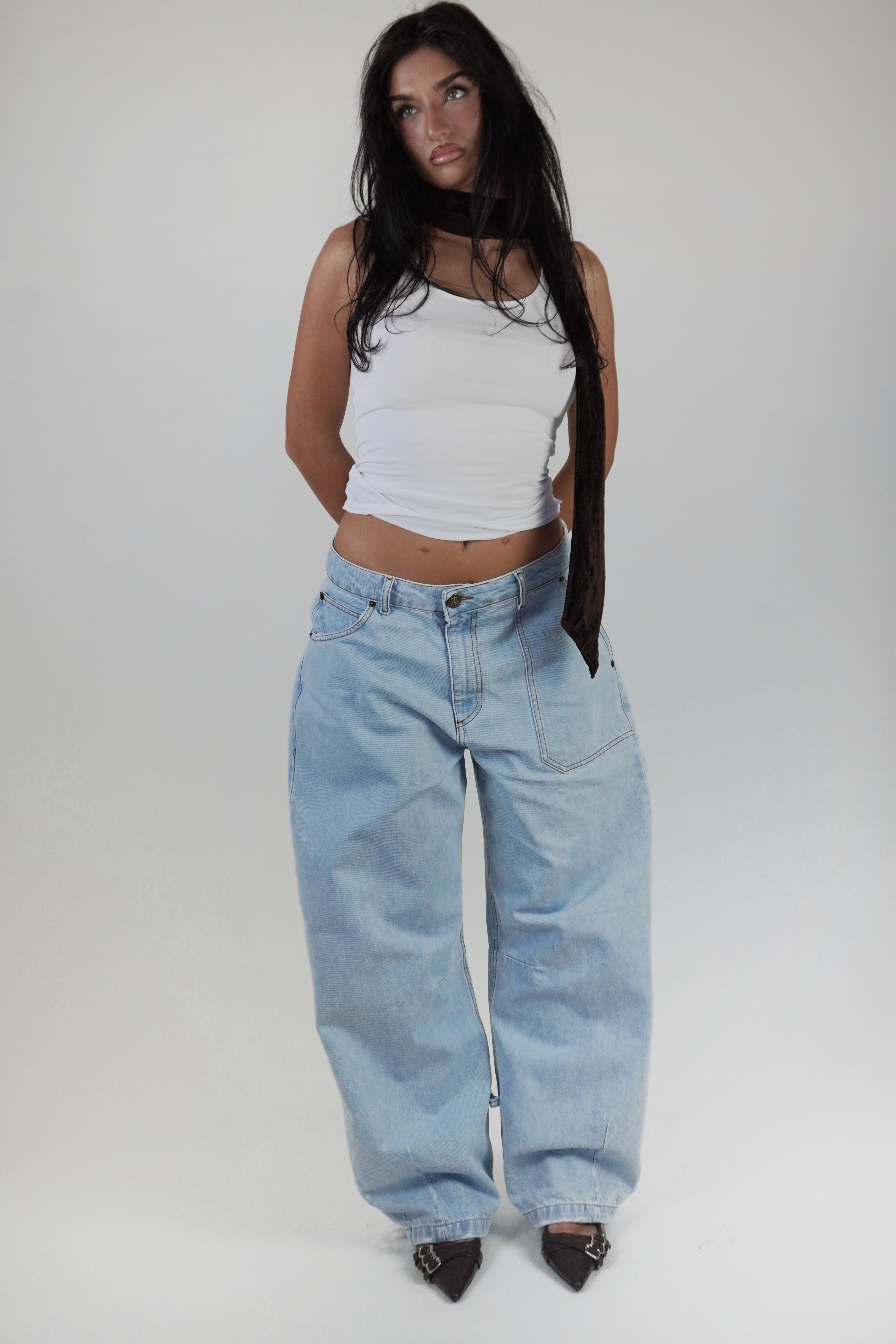 Jeans Bbaggy bleached LND